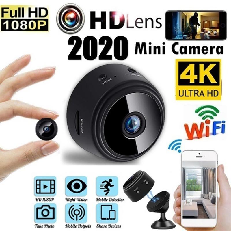 

Mini Camera App Full HD 1080P Cam 150 degree Viewing Angle Wireless WiFi IP Network Monitor Security Night Version Cam