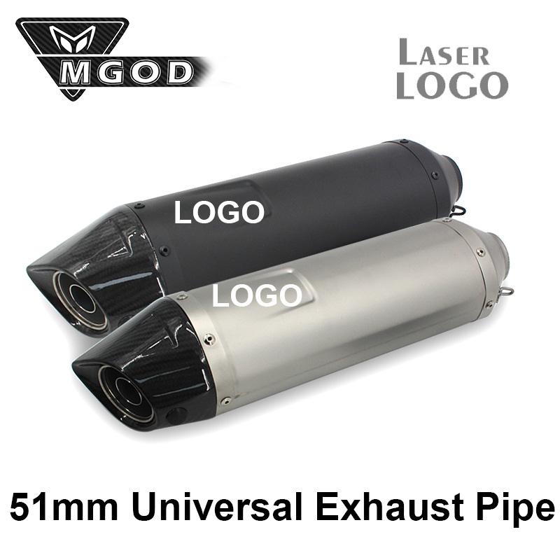 

51mm Universal Carbon fiber Motorcycle DB killer Exhaust Muffler Modified Escape For Leo Vinc X MAX300 G310 GTS300 GTS150