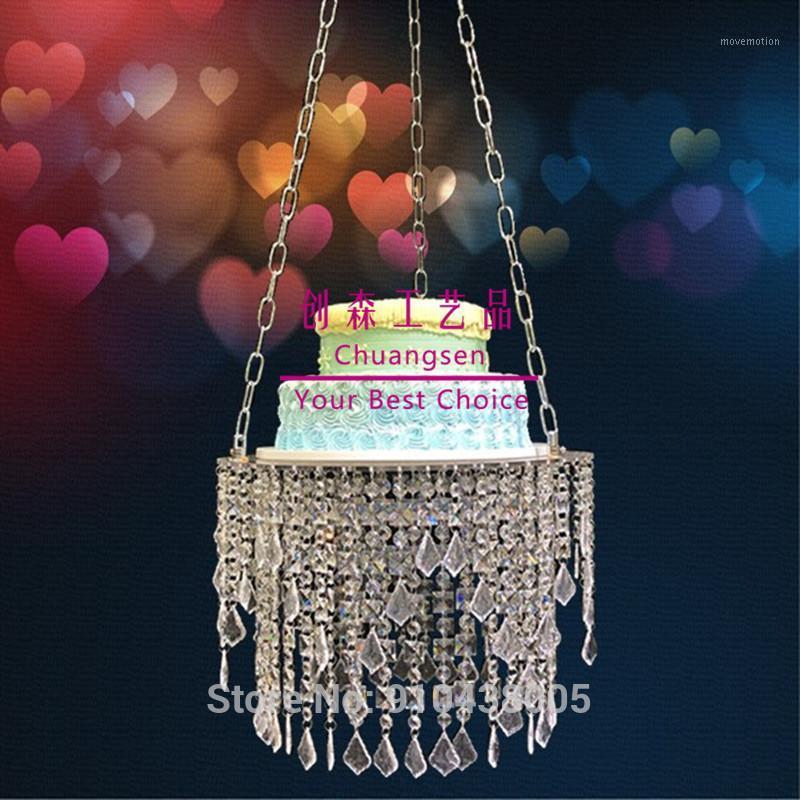 

Factory price cake stand,hanging wedding decoration centerpiece ,chandelier cake holder for wedding decoration1