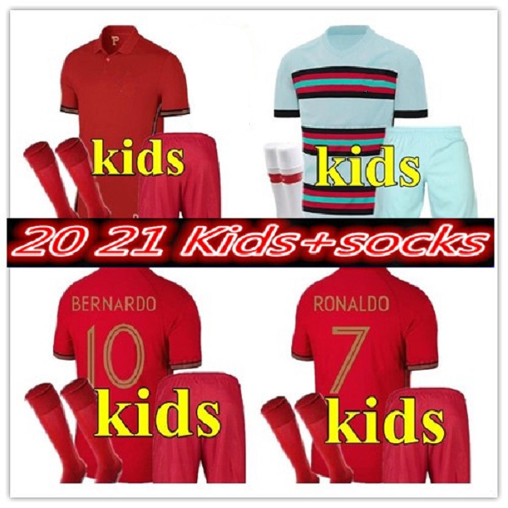 

2020 national team child kids kit RONALDO JOÃO FÉLIX youth EDER QUARESMA 20 21 Maillot De Futol Shirt Thailand Soccer Jerseys, Colour 4