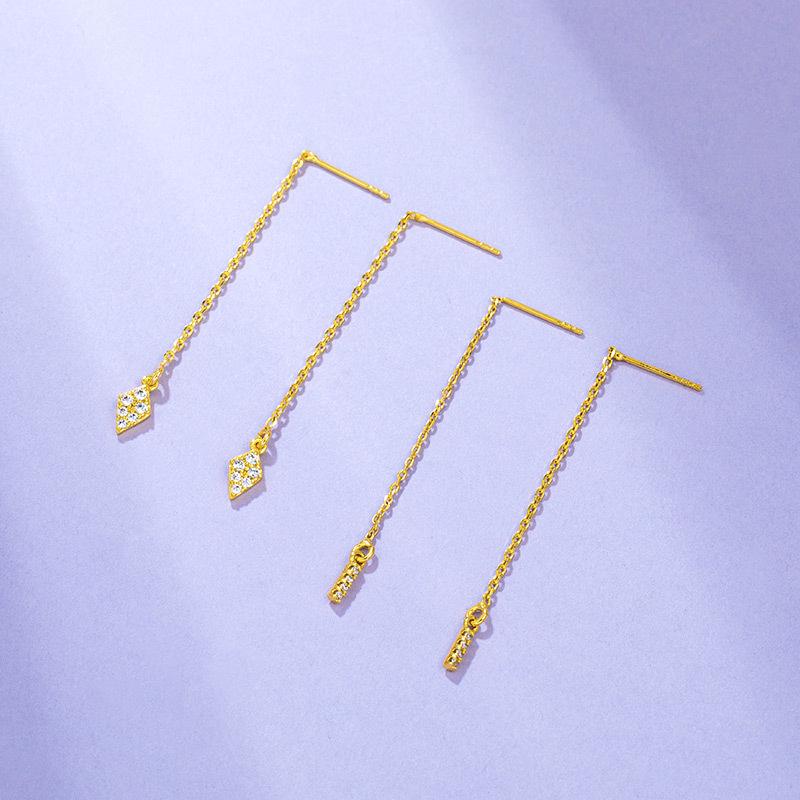 

Earrings for Women Drop Earrings Simple Antique Long Earring for Wedding Engagement Fine Jewelry Gifts Female kolczyki damskie