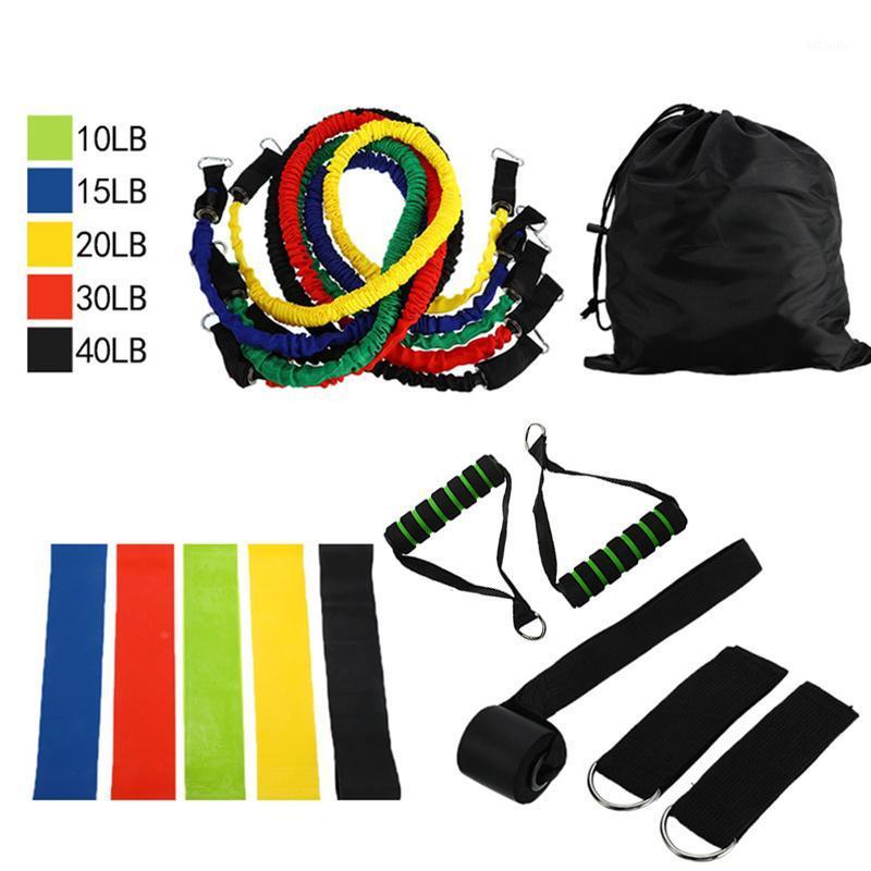 

11/16 Pcs Yoga Band Tube Resistance Bands Set Workout Expander Pull RopeTraining Physical Yoga Exercise Gym Home Fitness Tool1