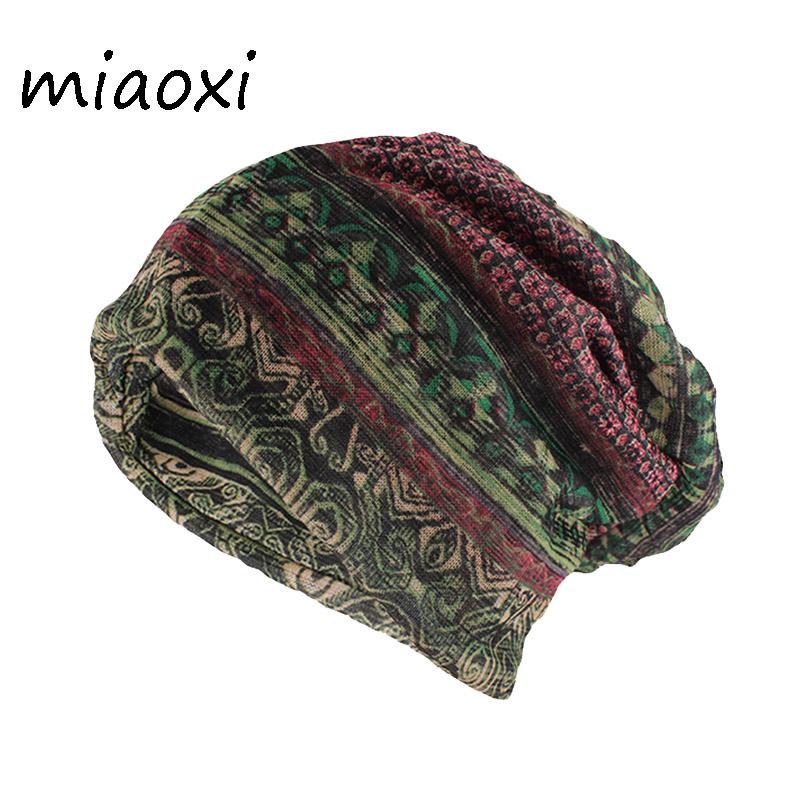 

miaoxi New Arrival Fashion Women Beanies Skullies Adult Lace Casual Hat Summer Soft Gorros Scarf Dual-use Hats, Green