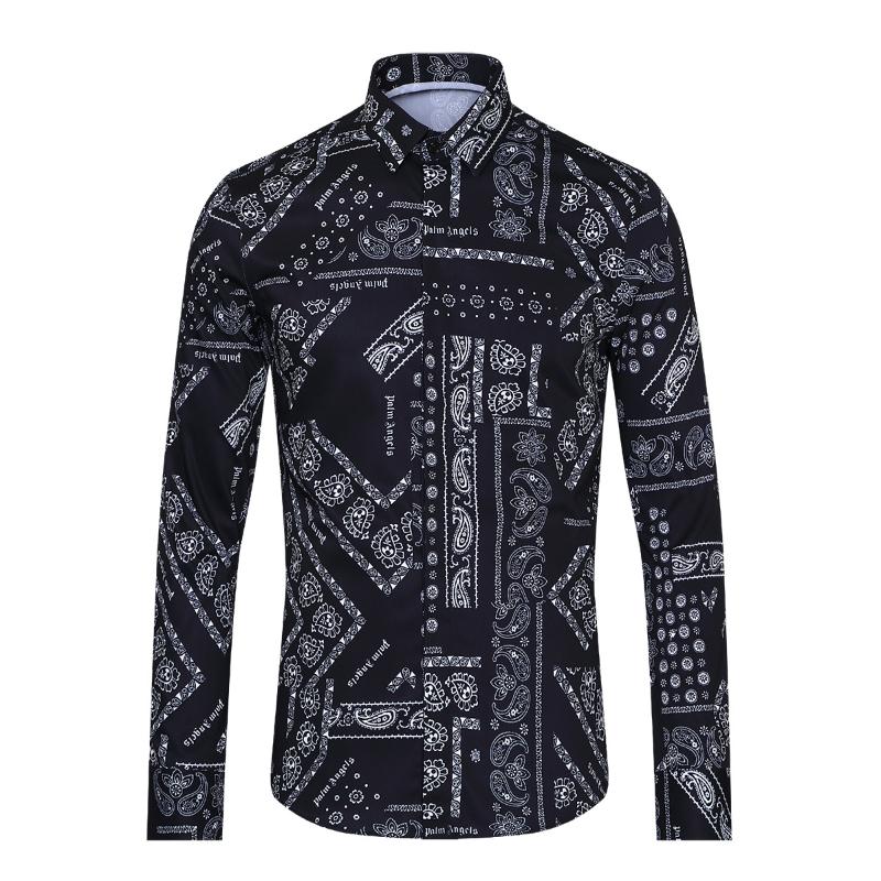 

New Arrival High Quality Cotton Fashion Brand Letter Family Style Full Body Digital Printing Men Casual Shirts Size  L XL2XL3XL, A20525
