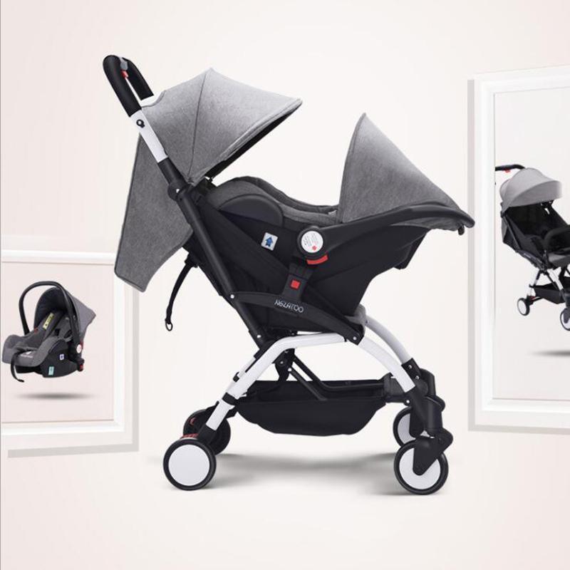 

Baby Stroller 3 in 1 stroller lightweight Safety basket portable car seat factory direct free shipping1