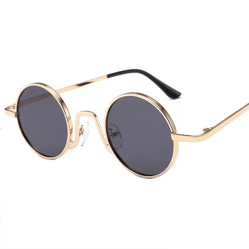 

2021 New Steampunk Sunglasses Men Women Shades Round Metal Designer Eyewear Retro Glasses Lentes De Sol 3390kayi Xn3w