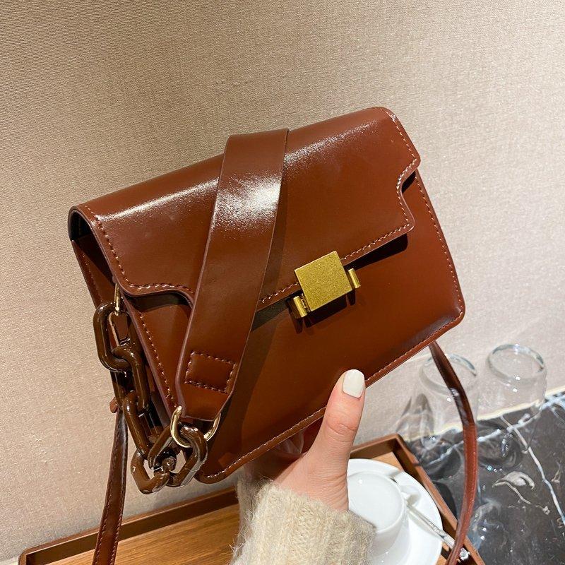 

Women's Fashion Vintage Business Shoulder Crossbody Tote Bags PU Leather Material High Capacity Trend Messenger Handbags, Brown