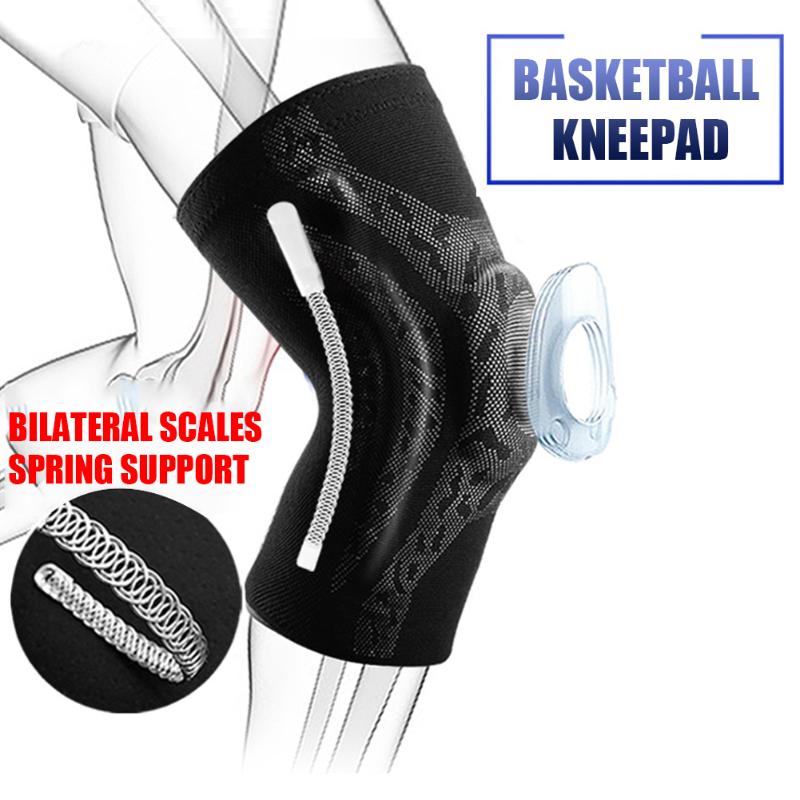 

Patella Protectors Sports Safety Kneepads Knee Protector Brace Basketball Running Sports Compression Knee Support Sleeve, As pic