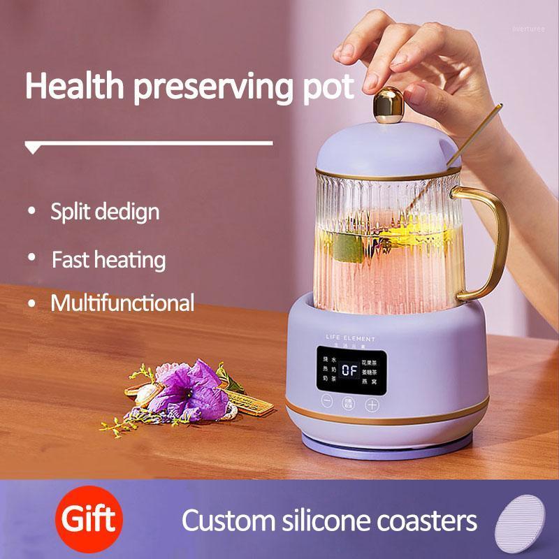 

Electric Kettle Pot Health Preserving Pot Boiled Water Kettle Glass Stew Cup Multifunctional Teapot For Office Home 400ml1