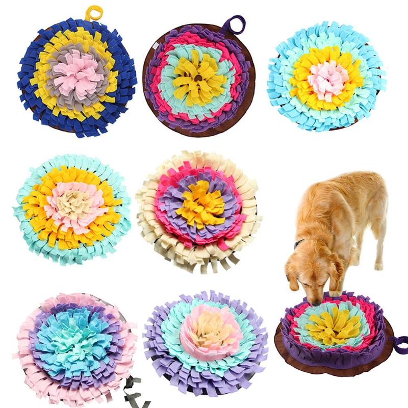 

Dogs Slowing Feeding Intelligence Mat Snuffle Mat Pet Leak Anti Choking Cat Dog Training Blanket Nose Work Toy Pet