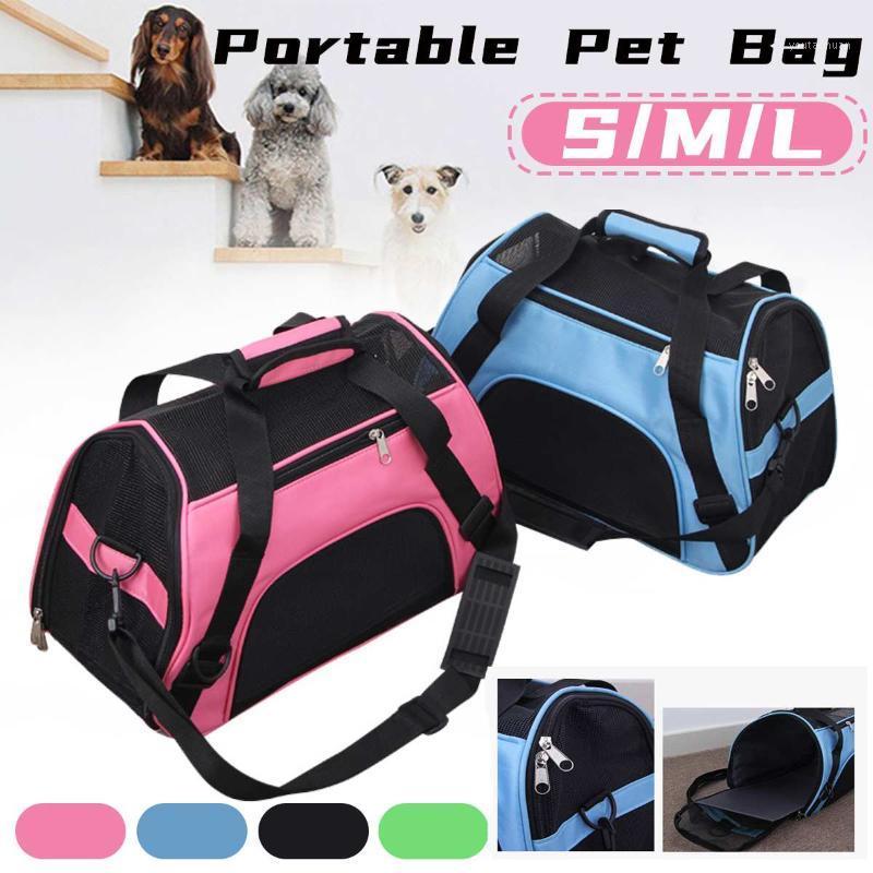 

Soft-sided Carriers Portable Pet Bag Dog Carrier Bags Cat Carrier Outgoing Travel Breathable Pets Handbag Black Green Pink Blue1