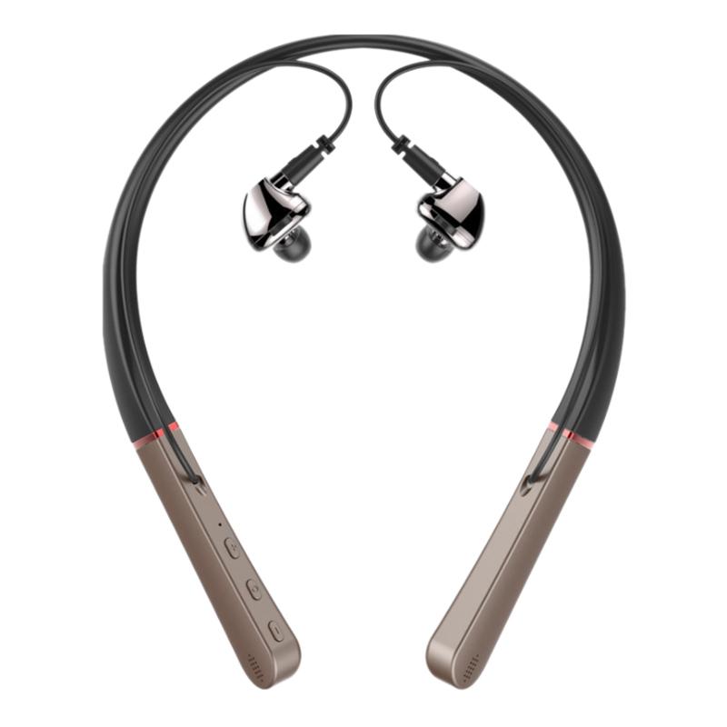 

M2S Sports Bluetooth Headset Neck-Mounted HIFI Stereo 4D Waterproof Headset Bluetooth with Detachable Cable