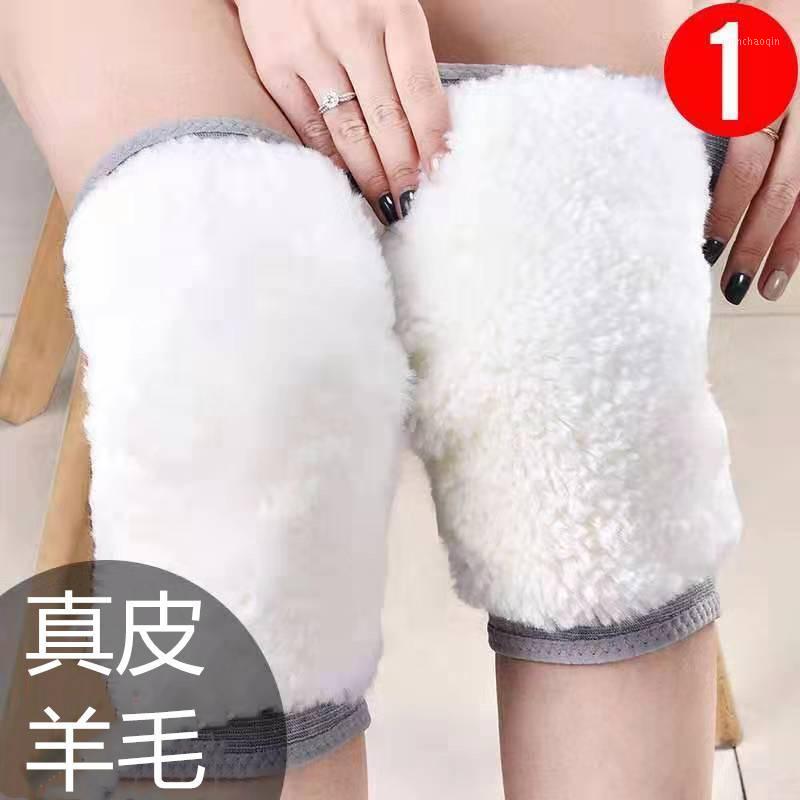 

ONE piece 100% Wool warm kneeling Thick comfortable breathable knee pad Suitable for Winter knee discomfort Oloey protector1, Light grey