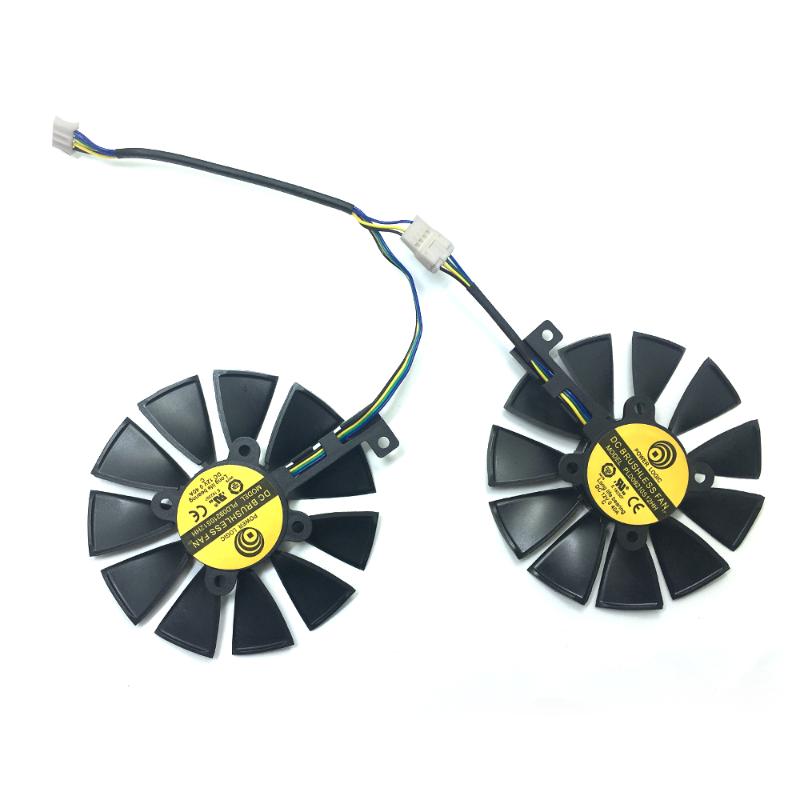 

87mm PLD09210S12HH PLD09210S12M PC Cooling fan Graphics Cards Cooling For ASUS ROG-STRIX-RX 470 570 580 Graphics Card GPU Video