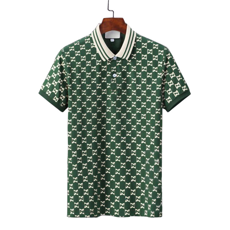 2022 Fashion polos t-shirt men Casual t shirt Embroidered Medusa Cotton polo Shirt High street collar Polos shirts