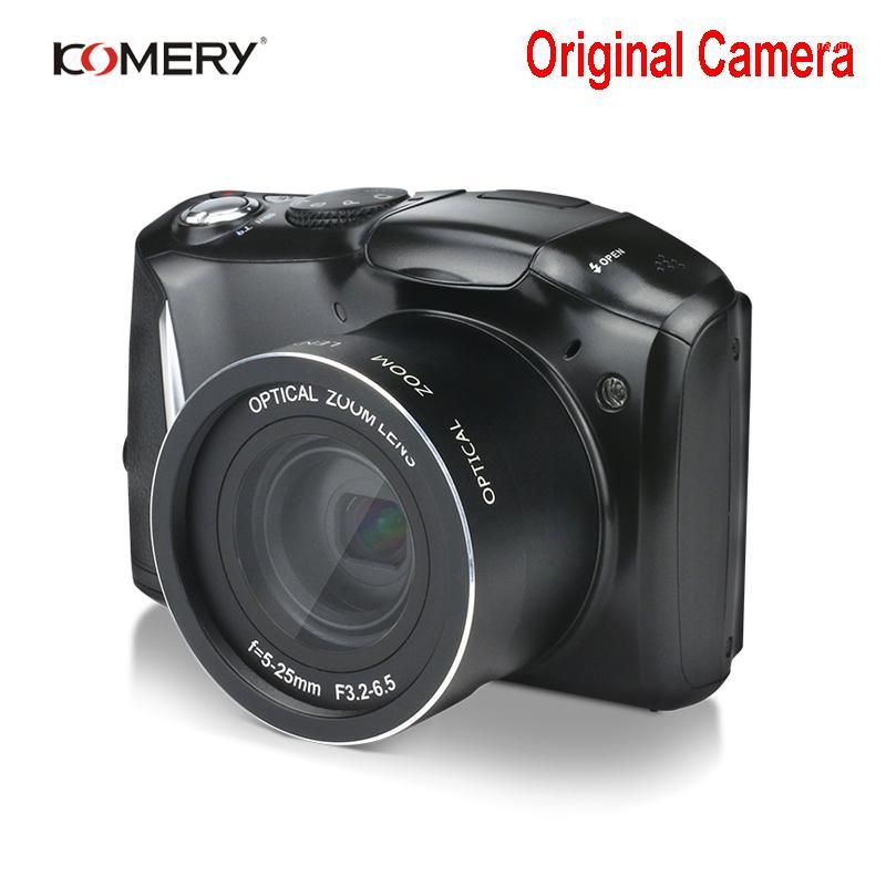 

Komery Original HD Digital & Video Camera 3.5 inch IPS LCD 2400w Pixel 4X Digital Zoom camara fotografica profesional1, Black