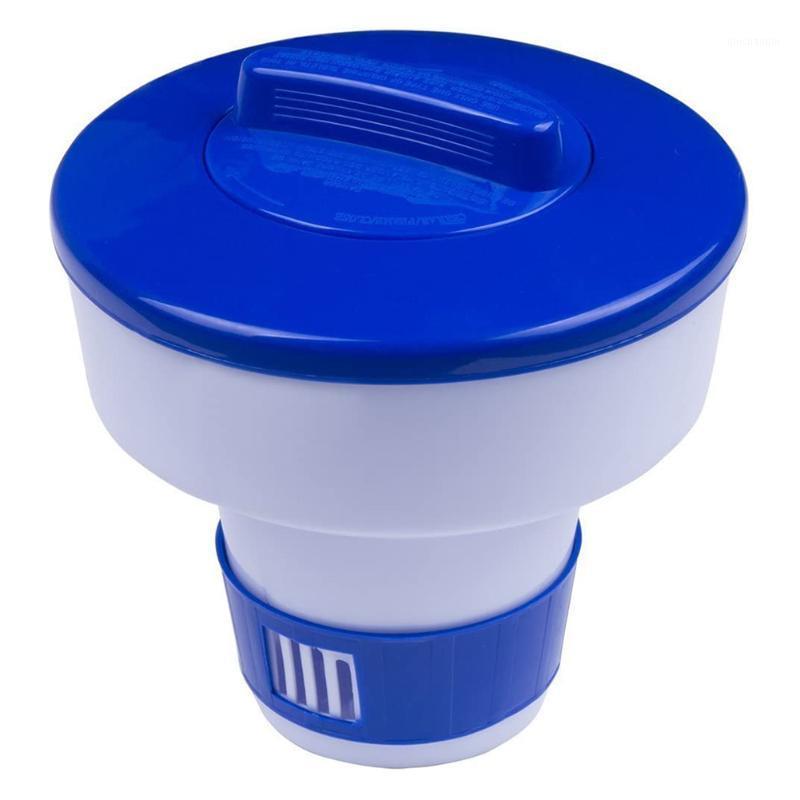 

Swimming Pool Afloat Case Automatic Chlorine Bromine Tablet Dispenser for Family Outdoor Swimming Supply1