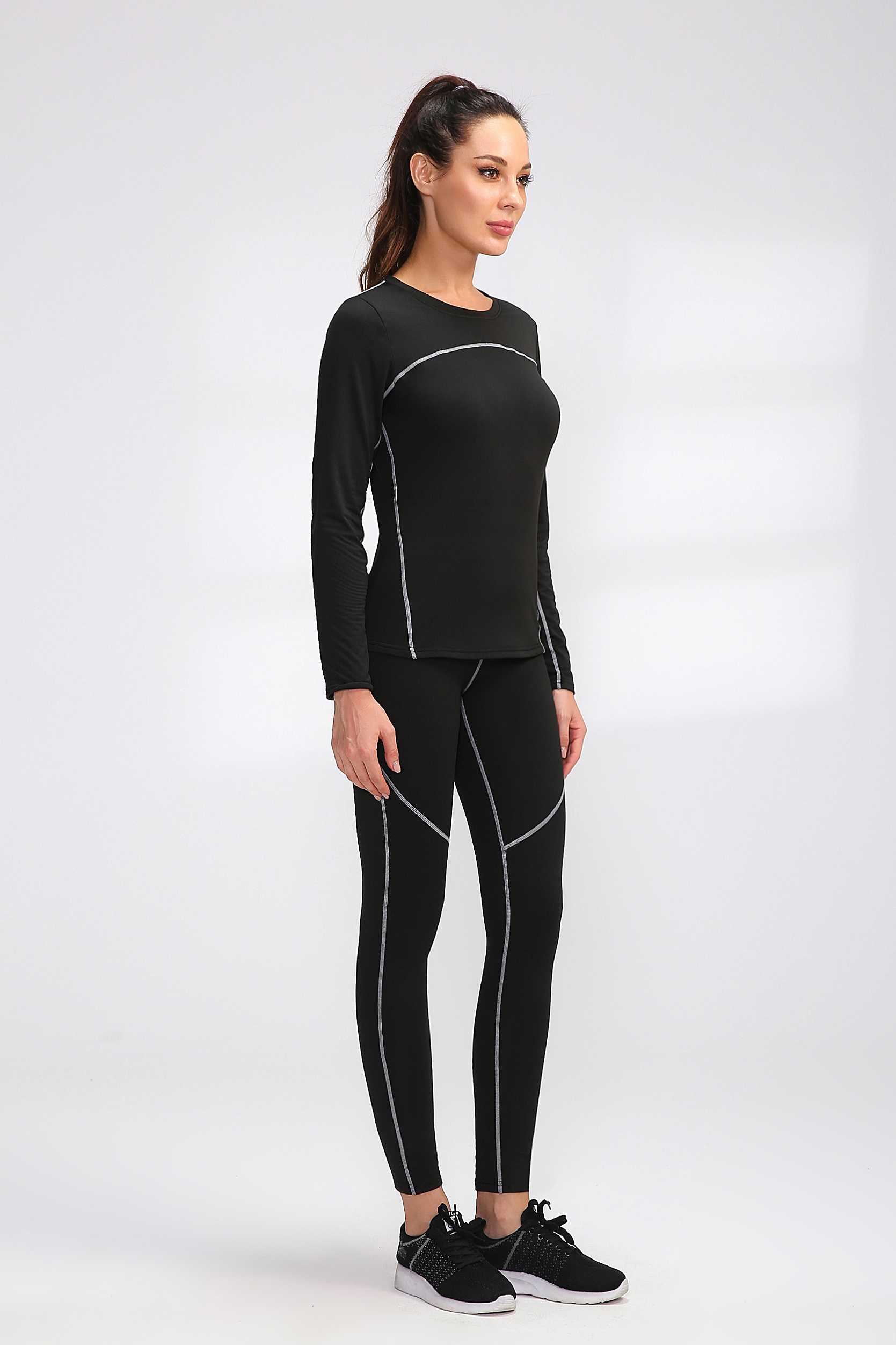 

Raibaallu Long Sleeve Yoga Shirt Seamless Sports Outerwear Girl Sport Jerseys Women Fitness Coats Running Sports Jacket Tops