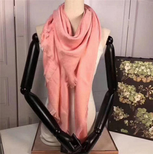 

Newest Scarf for Women Letter Pattern Silk Wool Thick Scarfs Warm Scarves Size 140X140CM JA12x