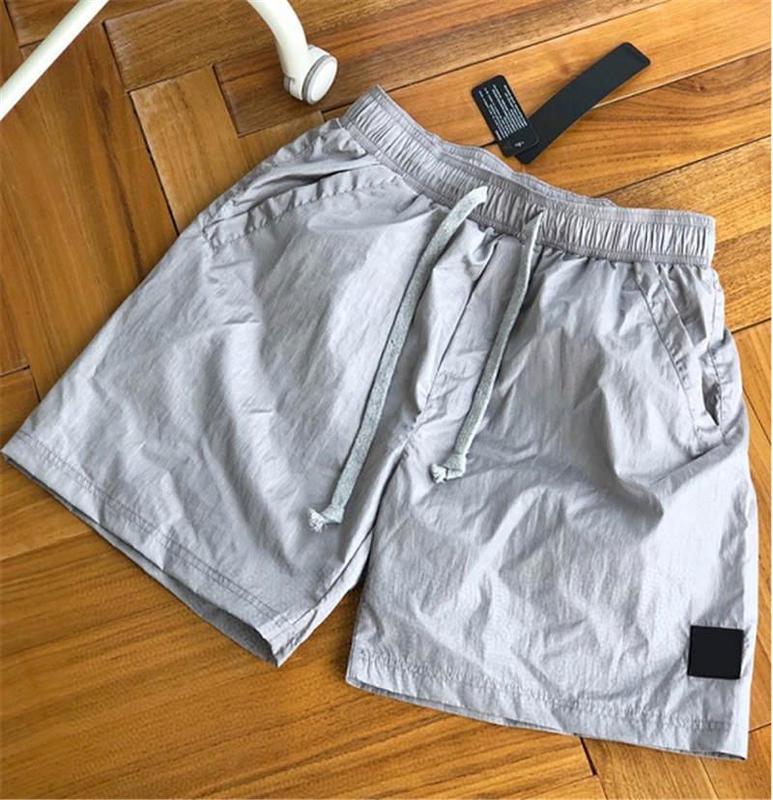 Mens Shorts Track Pants Summer Beach Bottoms With Budge Side Pocket Sweater Trouse Unisex Outwears Street Short Pant Drawstring Adjust Size S-XL