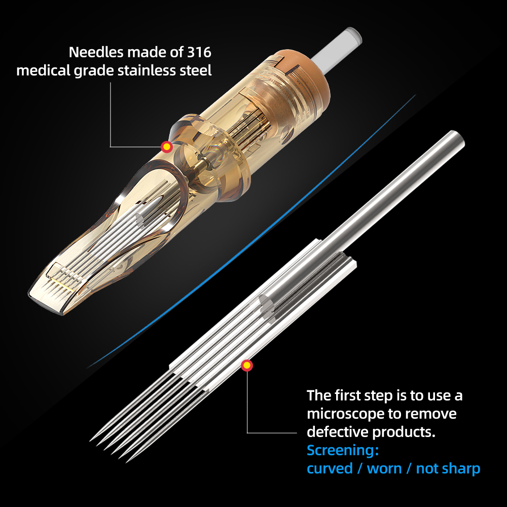 Ambition Revolution Tattoo Cartridge Mix Level A 0.35mm 0.30mm High