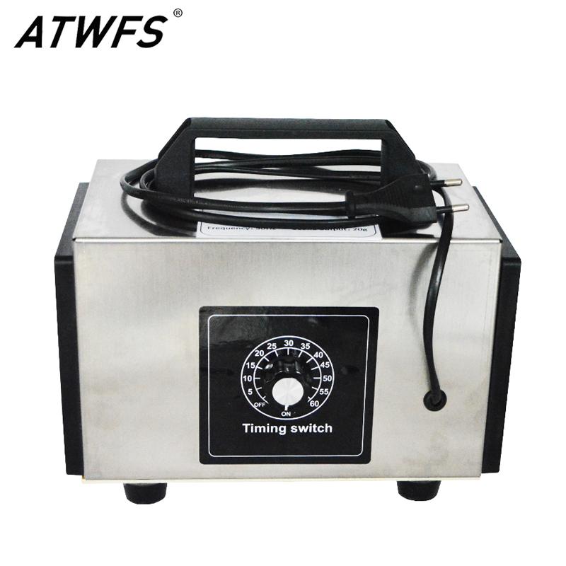 

ATWFS 48g Ozone Generator 220v 20g/10g/h Air Purifier Ozonator Scent Machine Air Cleaner Ozon O3 Generator Ozonizer