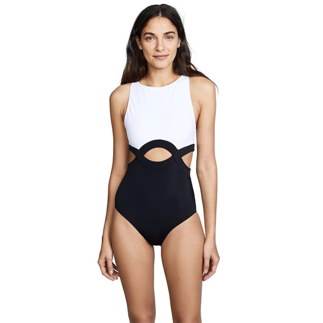 

Colorblock One Piece Bikini Swimsuit