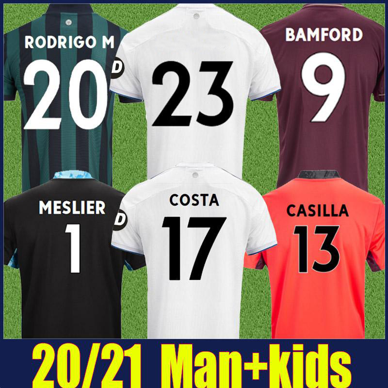 

Men and Kids 20 21 Leeds home soccer jersey United T Roberts 2020 2021 Harrison COSTA Alioski Klich Hernandez BAMFORD CLARKE soccer jerseys, 20 21 goalkeeper jersey