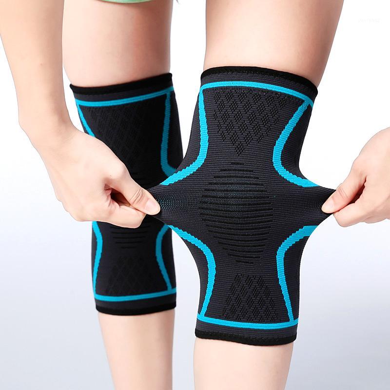 

Anti Slip Elastic Nylon Arthritis Knee Pad Basketball Breathable Sports Safety Fitness Protector Running Elbow Support Outdoor1, Red