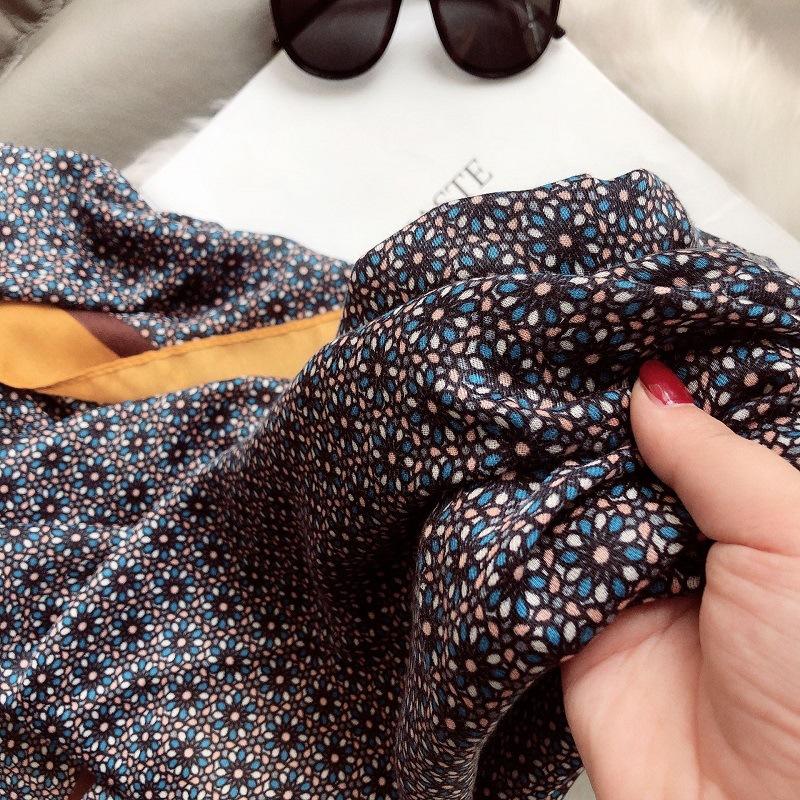 

2021 Women Fashion Aztec Polka Floral Scarf Autumn Winter Viscose Shawl Lady Wrap Stole Bufandas Muslim Hijab 180*90Cm