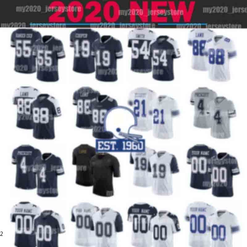 

Dallas Cowboys 88 CeeDee Lamb Jerseys 54 Jaylon Smith Roger Staubach Leighton Vander Esch Dak Prescott Amari Cooper Ben DiNucci, Black;red