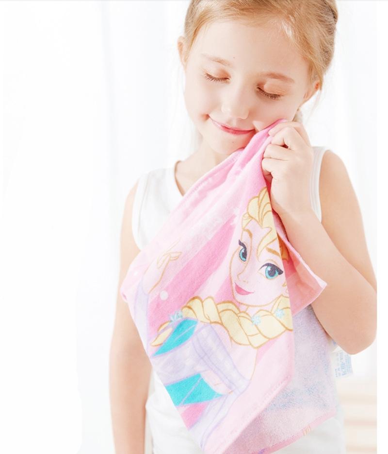 

Cute Girls 100%cotton Towel Baby FaceTowel 25x50cm Cotton Children Towels Soft Cartoon Handkerchief Bath Towel for Newborns, 13