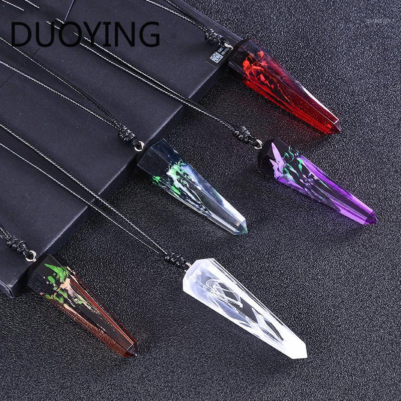 

Fashion Wooden Long Necklace for Women Man Resin Wood Necklace Adjustable Braided rope Wood Resin Pendant Jewelry Gift Wholesale1