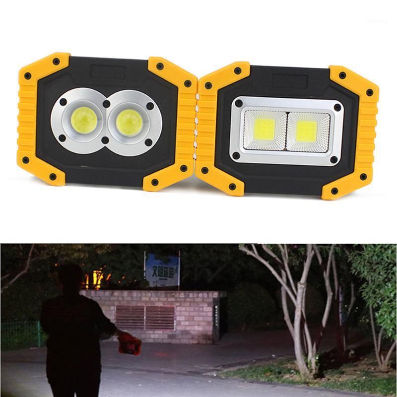 

20W COB Portable Spotlight Camping Lantern LED Work Lamp Waterproof Rechargeable 18650 Emergency Hiking Night Light1