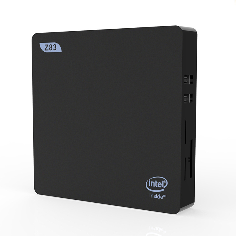 

gaming Mini PC Z83-V Windows 10 (64-bit) Intel x5-z8350 2G/32GB eMMC Desktop Computer Support Auto Power On/For HDMI&VGA black