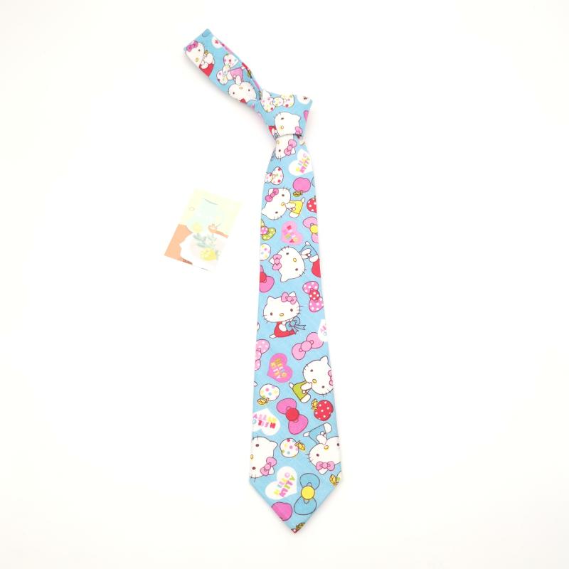 

Bow Ties [Cotton Cartoon] KT Pattern Long Hand Tie Women's Cute Student Casual Ins Japanese Style Matching Shirt