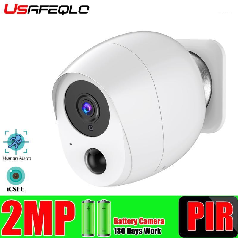 

USAFEQLO Outdoor IP Camera 1080p HD Battery WiFi Wireless Surveillance Camera 2MP Home Security PIR Alarm Audio Low Power1