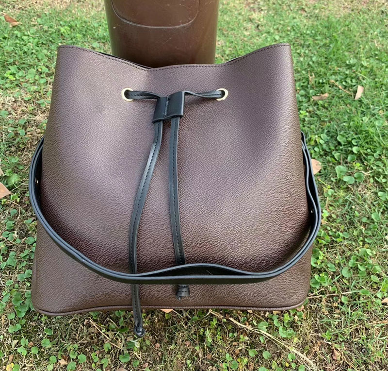 

2020 New Fashion Women Luxury Bags Lady Bucket Bag PU Leather Handbags Brand Bags Purse Shoulder Crossbody Tote Bag Female, Pink