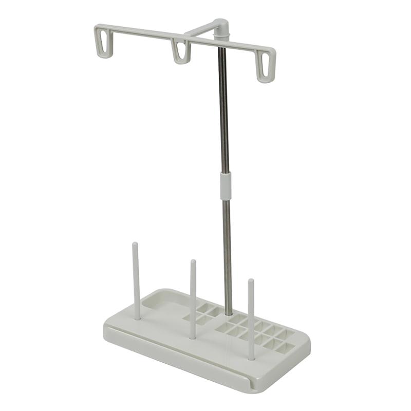 

Save Space With Base Lightweight Home Sewing Thread Stand Quilting Machine 3 Spools Bobbins Holder Non Slip Embroidery