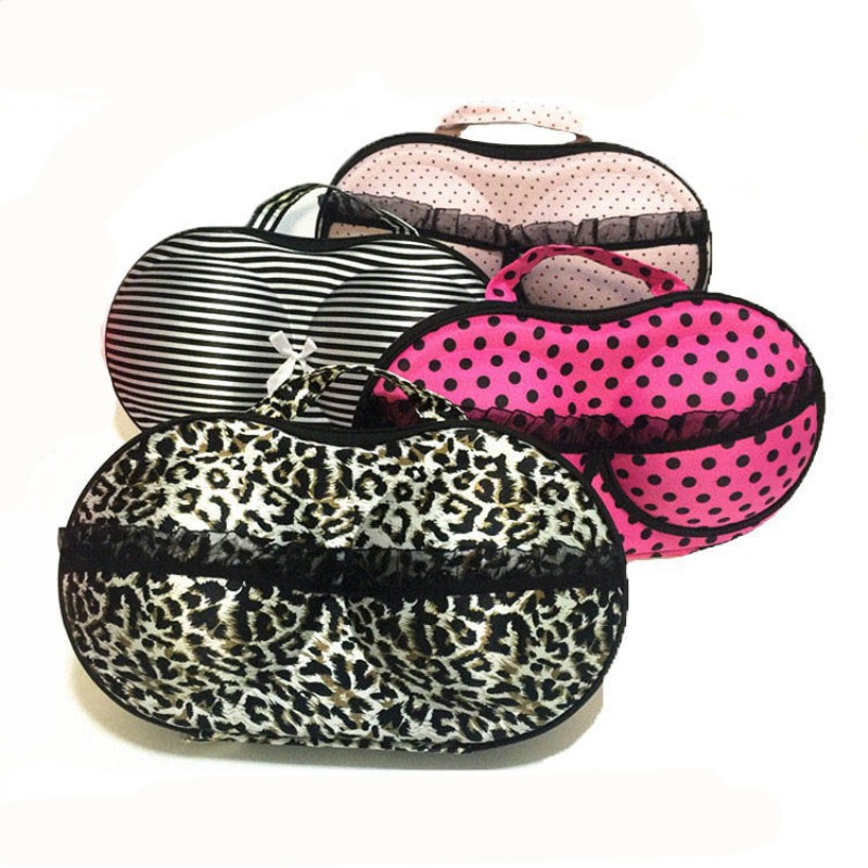 

DHL Free Ship, Underwear Storage Bag Box Protect Bra Organizer Container Underwear Case Travel Portable Women Bra Storage Case FY6191, As pic