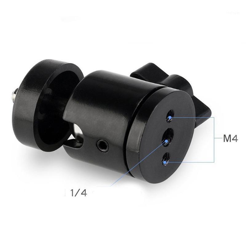 

360 Degree Screw Thread Aluminum Alloy Mini-Spherical Small Camera Holder Camera Single Three-Hole Holder Bracket1