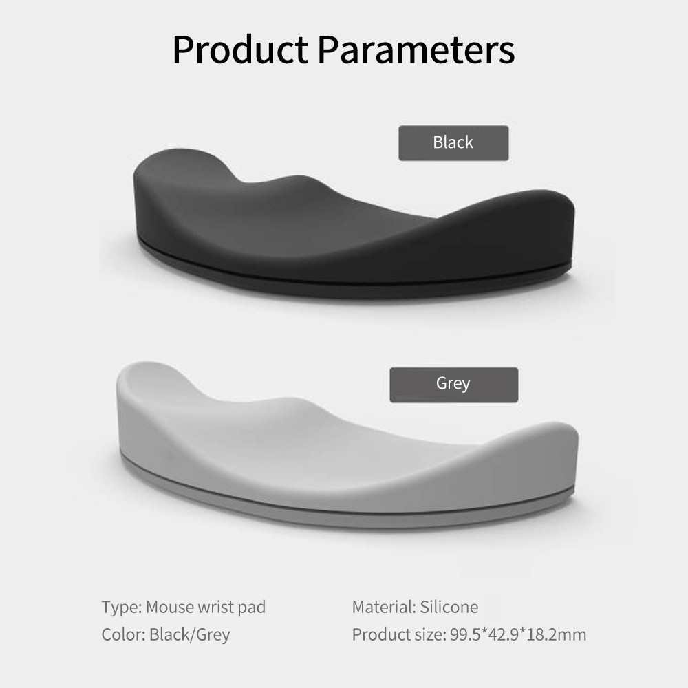 

Silicone Mouse Wrist Pad Mice Wrist Rest Pad For Office Desktop PC Computer Laptop