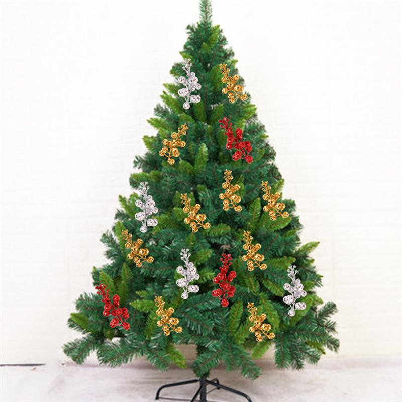 

Christmas Decorations Navidad Decor 10pcs 5pcs Tree Decoration 12-head Glitter Simulation Fruit Merry 2022 Year Gifts Xmas DIY