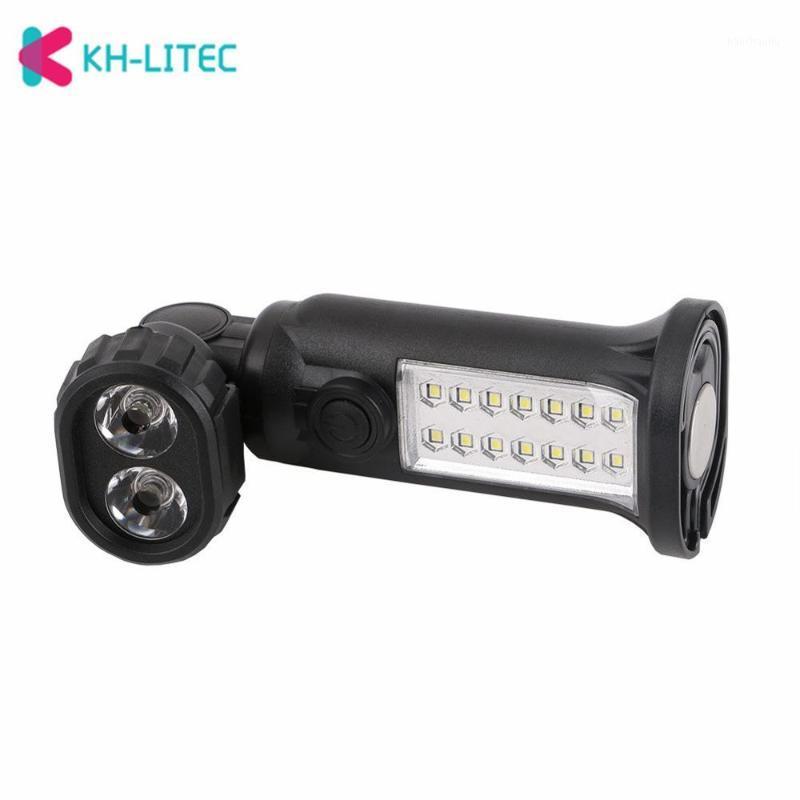 

14 * SMD LED +2 LED Camping Work Inspection Light Lamp Hand Torch Magnetic Portable Work Searchlight 3 *1