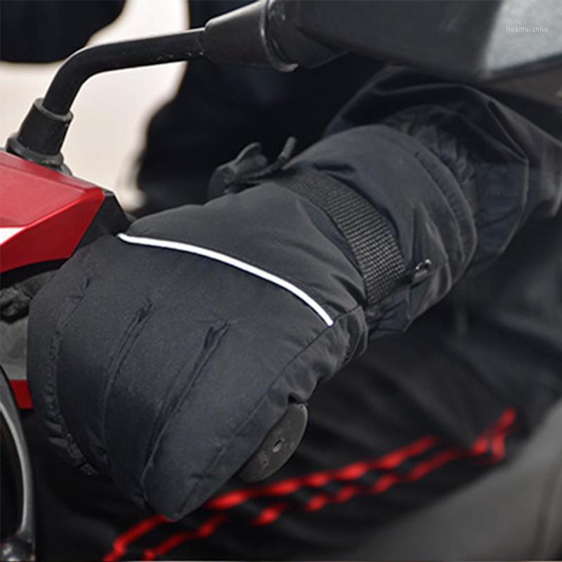 

H Motorcycle Heated Gloves Waterproof Warm Hands Warmer Motorcycle Gloves Motorbike Racing Riding Electric Heating Glove MVI-ing1, Black