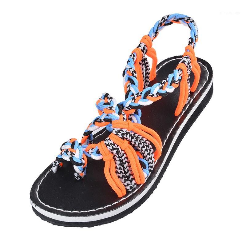 

Summer Women Sandals Flat Casual Fashion Sandals Summer Shoes Female Flat Rome Cross Tied Shoes Ladies Shoe 20201, Black