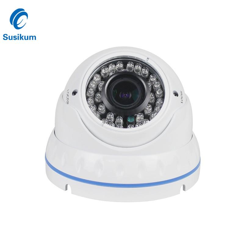 

2MP Indoor IP Camera Metal Dome 2.8-12mm Manual Lens IR 30M Night Vision Surveillance Security IP POE Camera