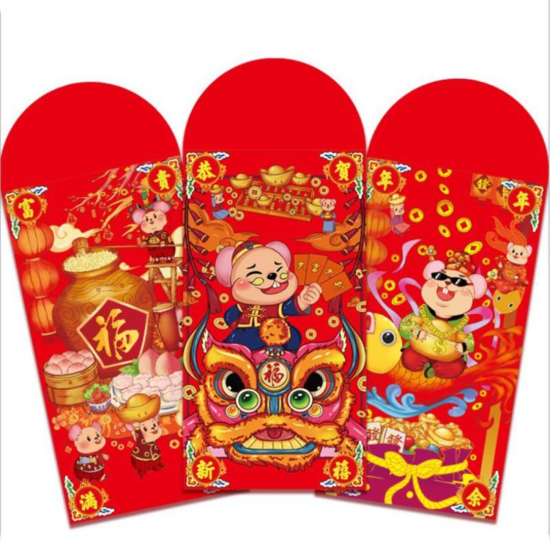 

Chinese Red Packet Chinese New Year Rat Year Envelope Decoration Gift Bag Exquisite Red Envelopes Lucky Envelopes. fr