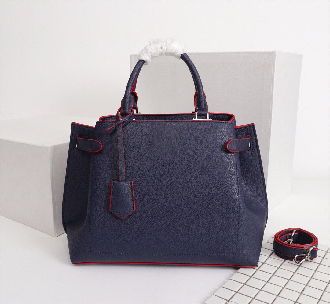 

Original High Quality Fashion Designer Luxury Handbags Purses Lockme Day Bag Women Tote Brand Classic Style Genuine Leather Shoulder Bags, 1#m53645