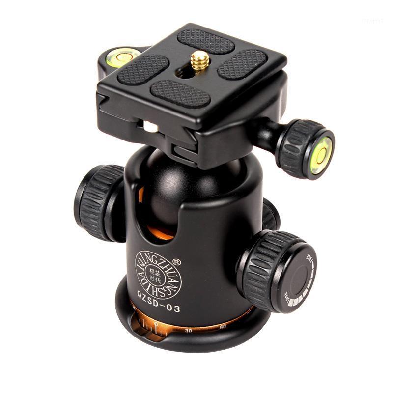 

QINGZHUANGSHIDAI QZSD-03 360 Degree Panoramic Swivel Camera Tripod Head Ballhead Plate Fitting for Sirui Benro Manfrotto1
